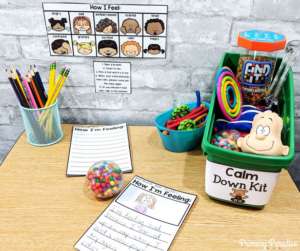 Calm Down Kit Ideas for the Elementary Classroom