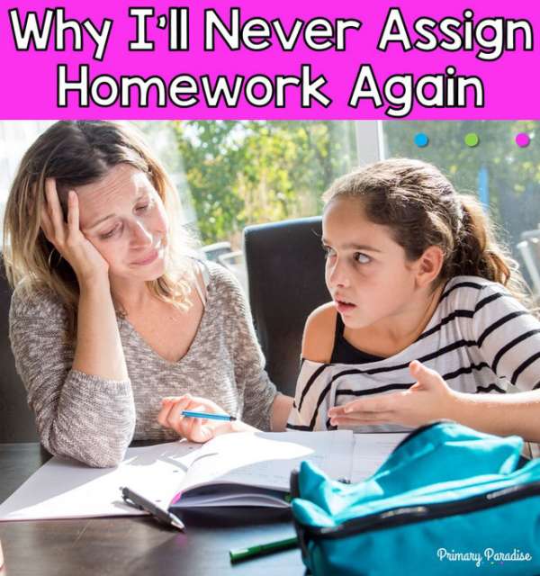 why schools should not assign homework