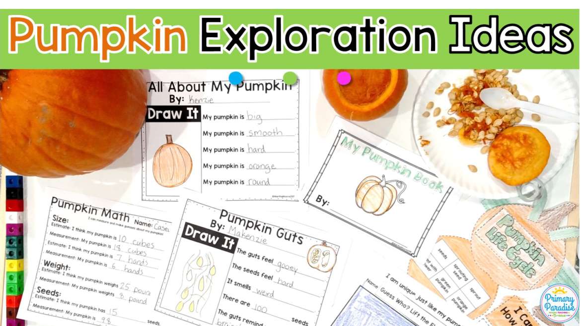 Pumpkin exploration is such a fun, hands on, engaging activity for your classroom! Students will love investigating their pumpkins in October! Math, science, reading, and writing activities all in one fun, cross-curricular day!