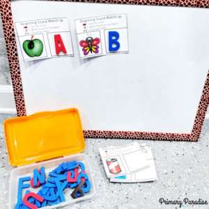 Tactile Letter Sound Practice: Mess Free and Fun!