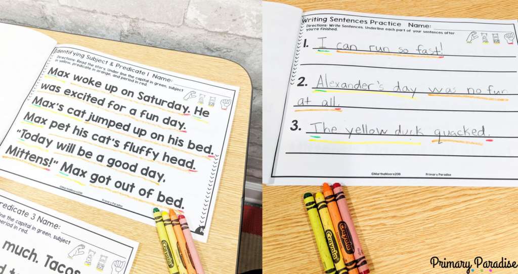 Sentences: Using Subject and Predicate to Improve Student Writing