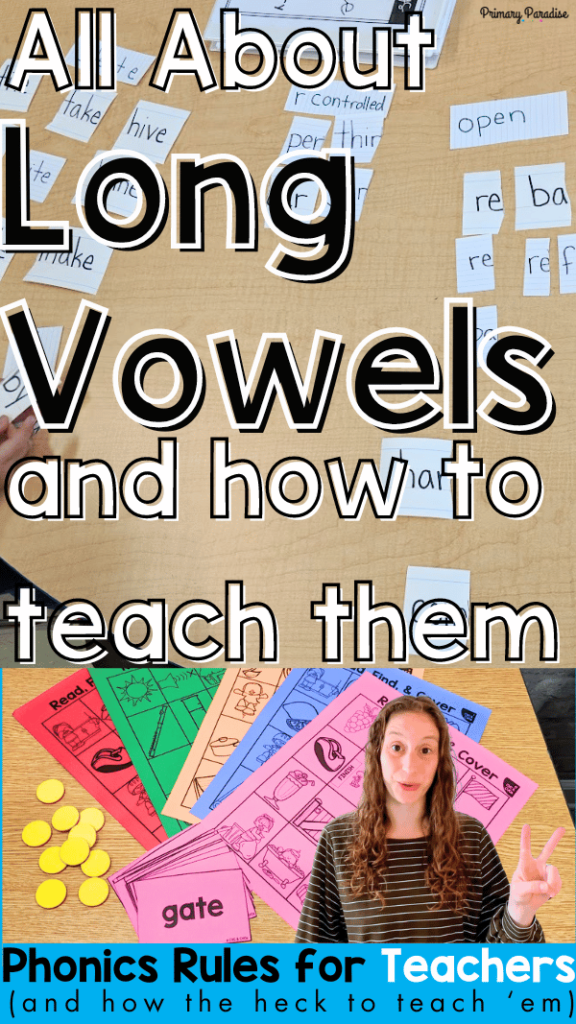 All About long vowels and how to teach them