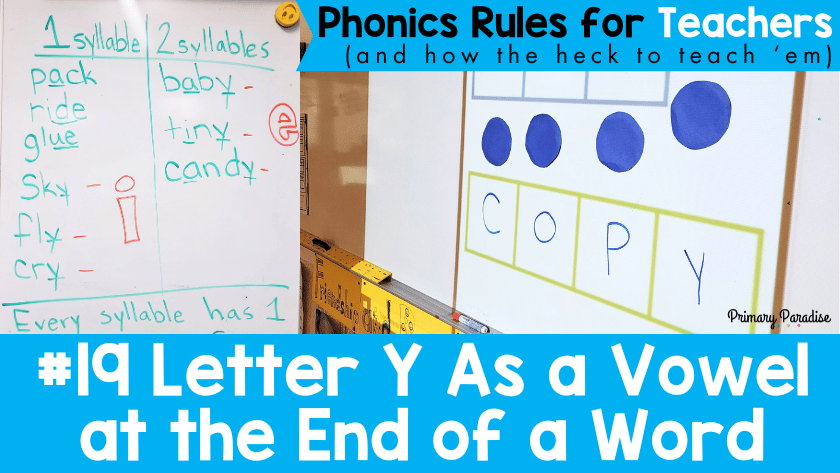 Y Spelling Vowels I and E and How to Teach It