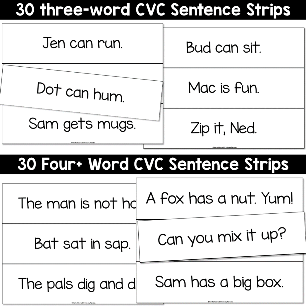 Cvc Fluency Words To Sentences Science Of Reading Aligned