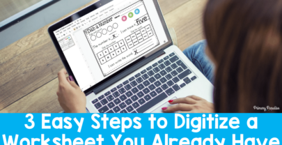 3 Easy Steps to Quickly Digitize a Worksheet You Already Have