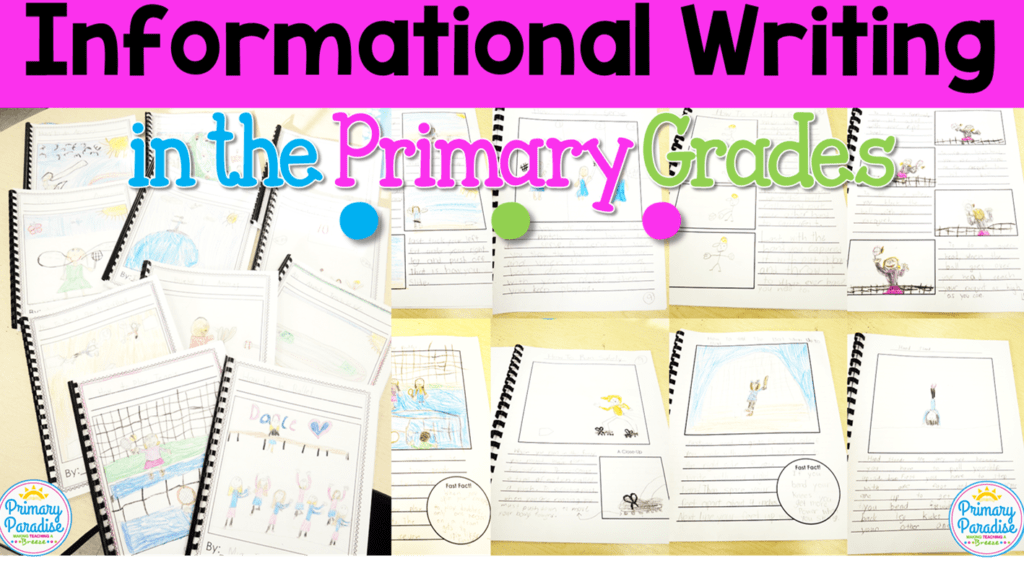 Informational Writing Books for K-2 (Lucy Calkins)