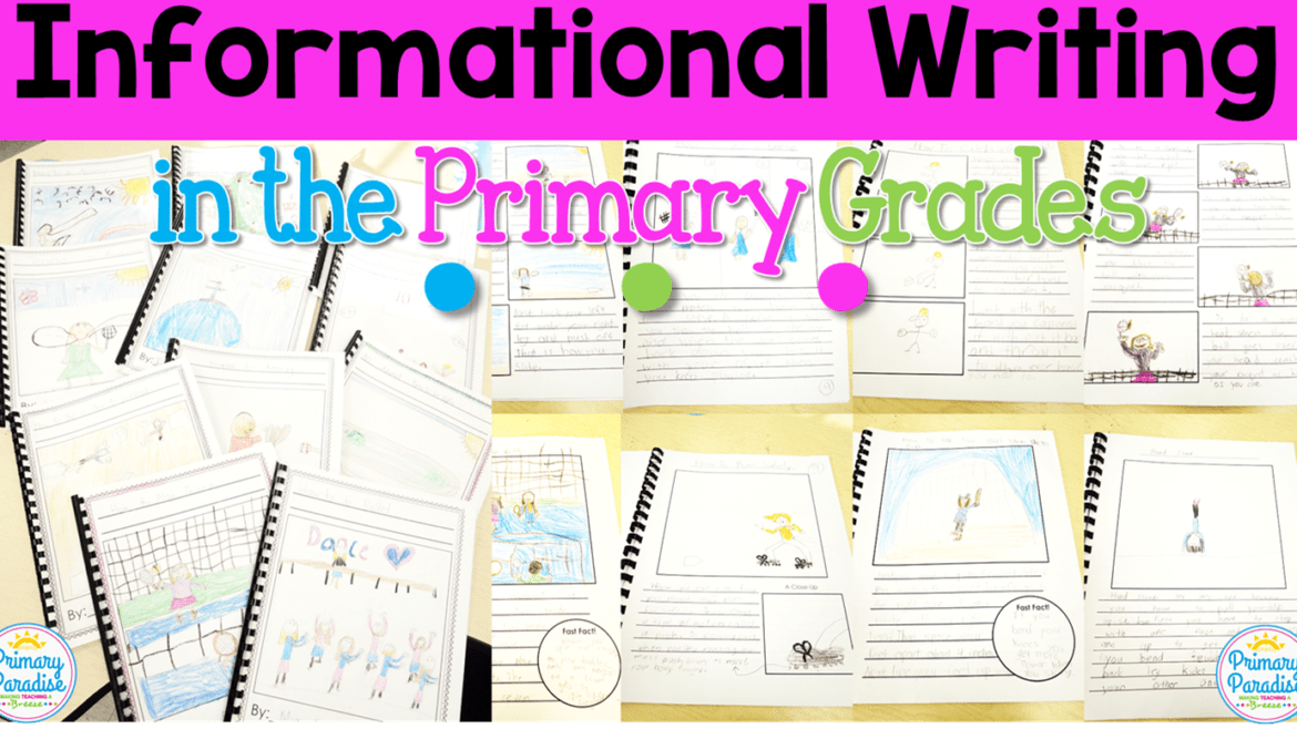 Teaching informational writing in a real and meaningful way in K-2 classrooms is a struggle, but learn how you can have your students create and publish informational books with this step by step blog post. Free template included!