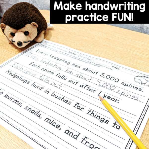 Handwriting Practice Bundle: Print & Cursive