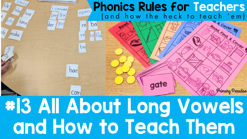 All About Long Vowel and How to Teach Them