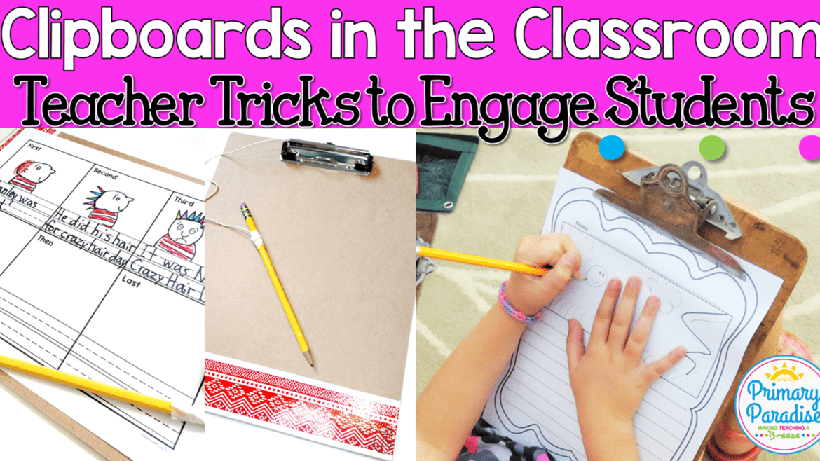 Clipboards are such a useful classroom tool, especially for those using flexible seating! Learn some classroom clipboard hacks as well as ways to engage your students using clipboards in your elementary classroom!