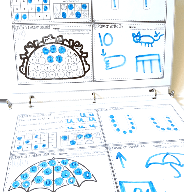 Year Long, Cheap, and Engaging Word work and Writing center ideas for your kindergarten, first grade, and second grade classroom! Your students will love these low prep, hands on centers. Perfect for Daily 5.