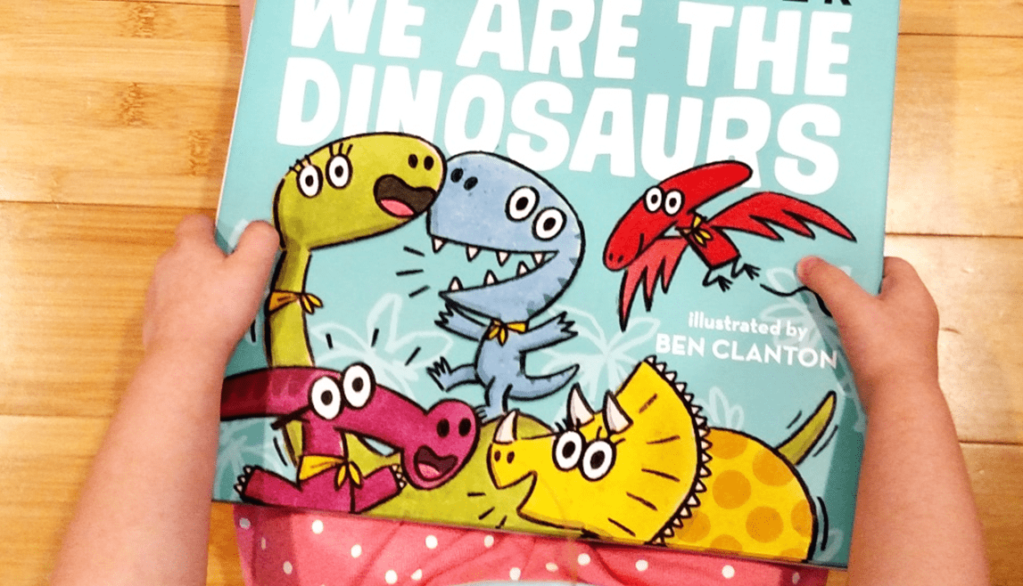 Use Laurie Berkner's We are the Dinosaurs to teach dialogue with this fun, free activity!