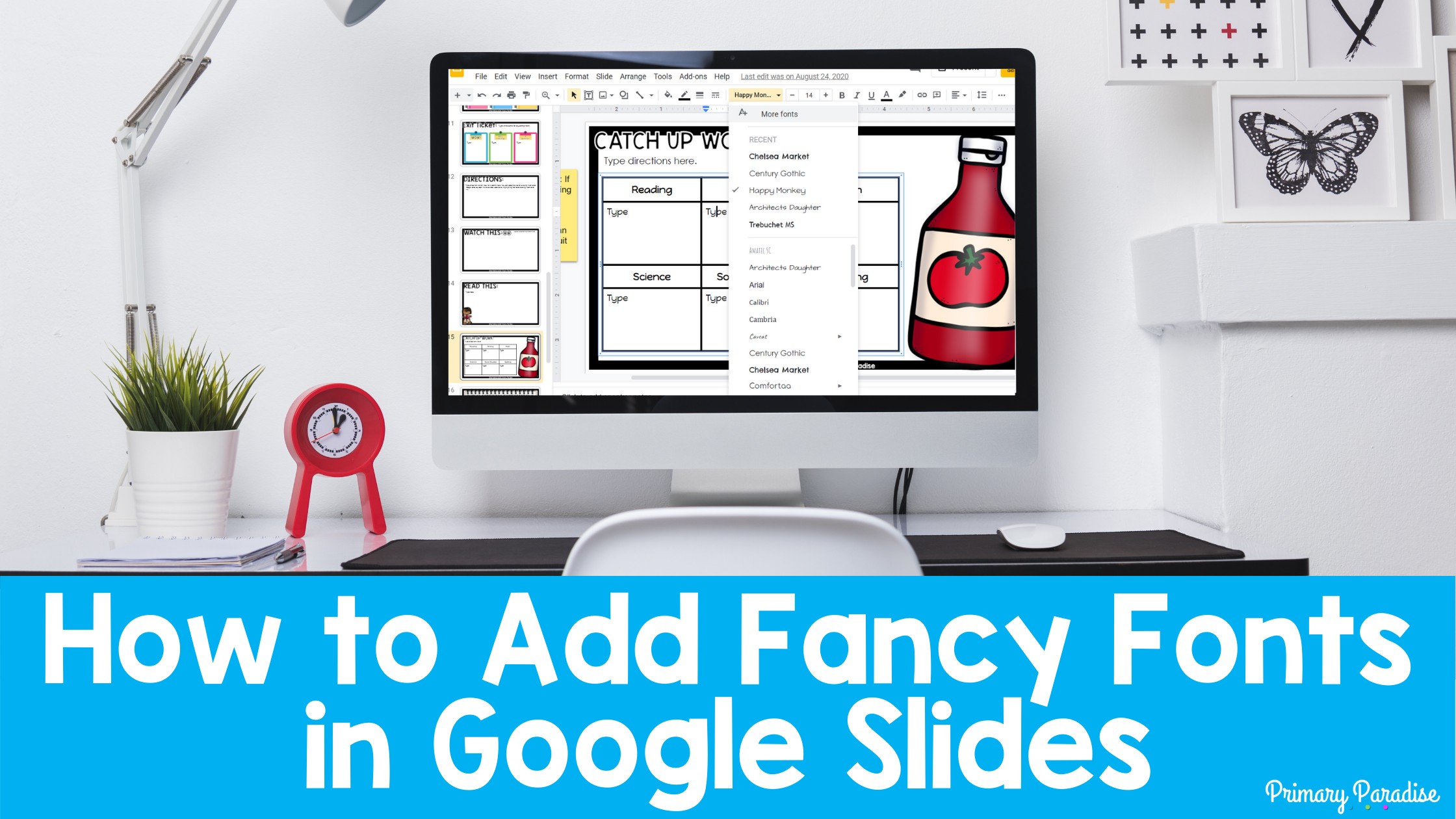 How To Access More Fonts In Google Slides Plus 10 Student Friendly Fonts