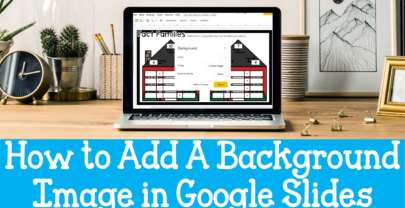 How to Add a Background Image in Google Slides