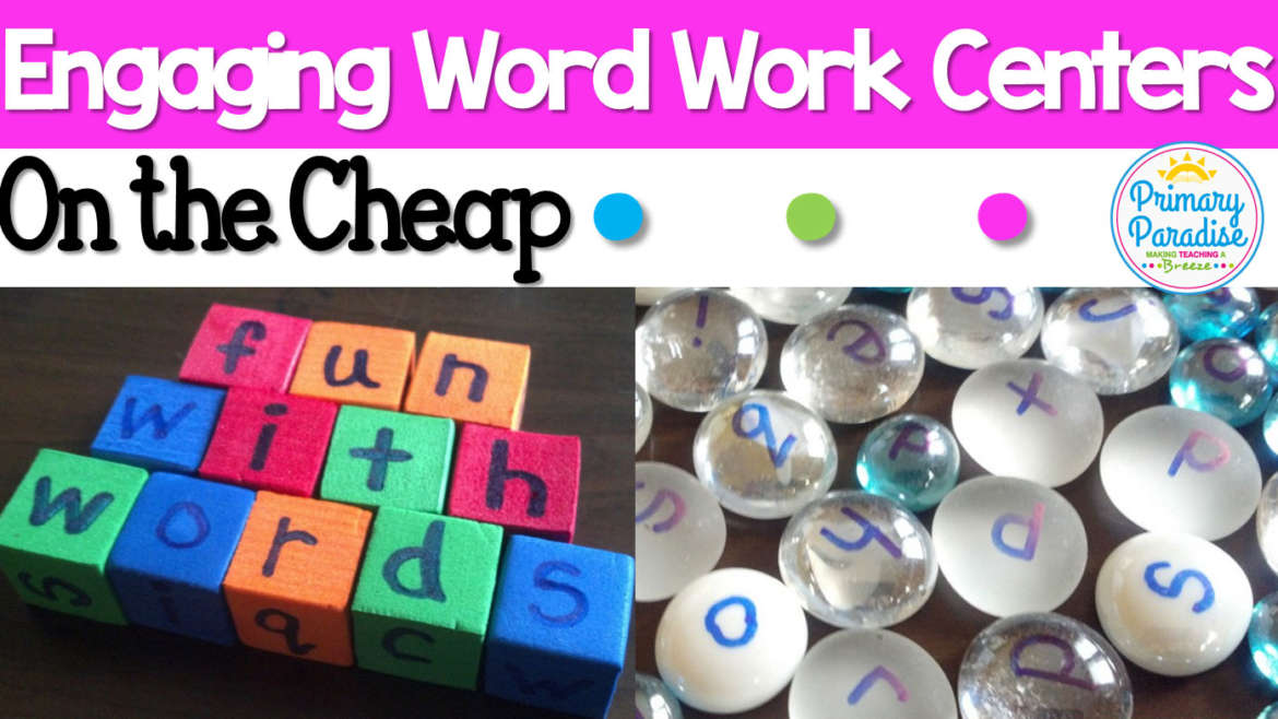 Easy, cheap, and engaging word work and writing centers to use in your classroom!